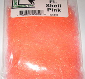 Ice dub Hareline UV fl shell pink